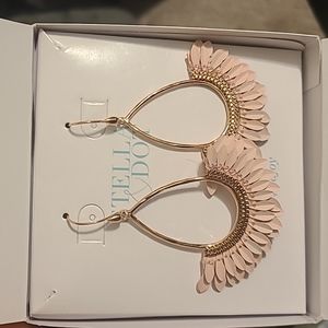Rosegold, pink earrings